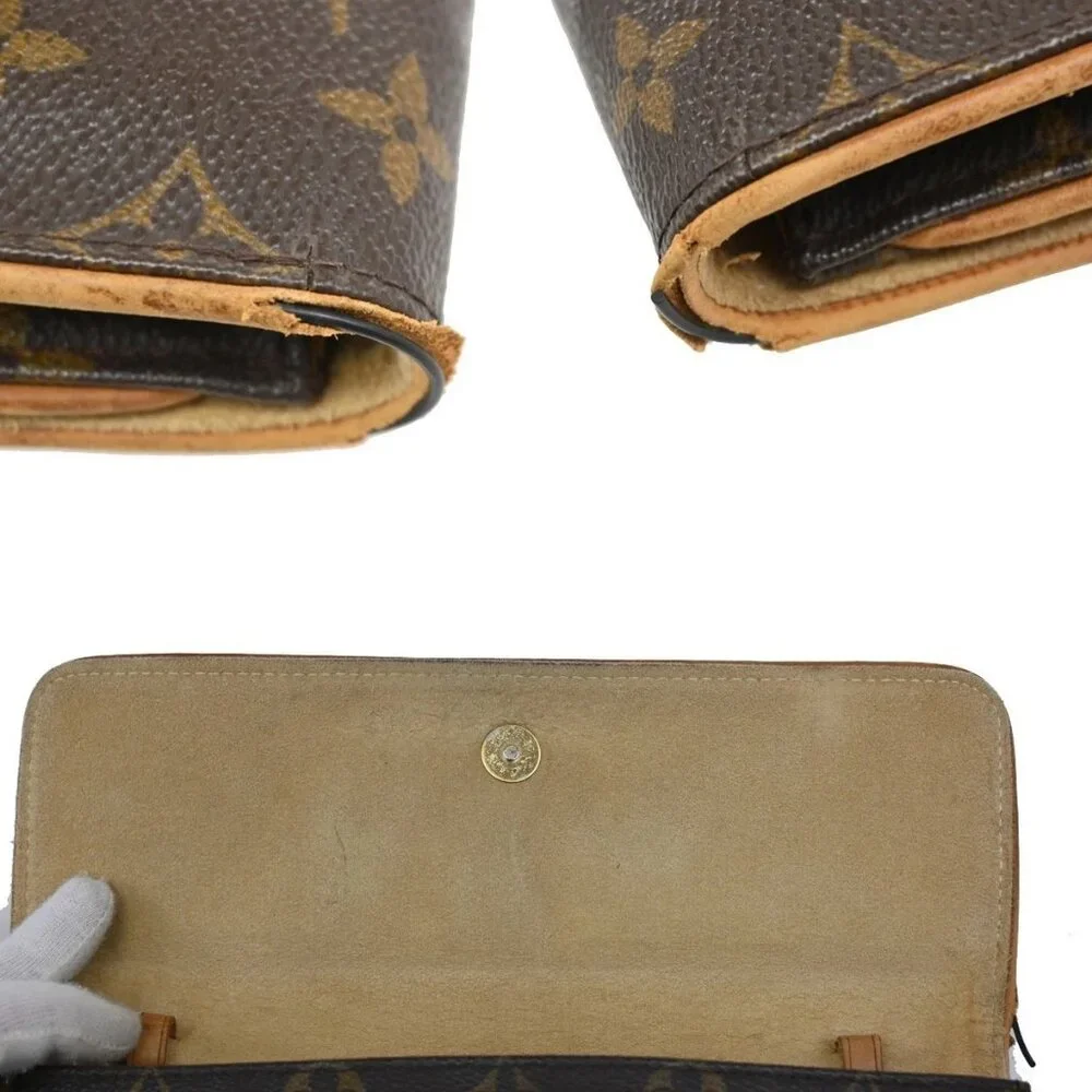 LOUIS VUITTON Pochette Twin GM 2Way Shoulder Bag Monogram Brown M51852 33CA233 - Picture 13 of 14